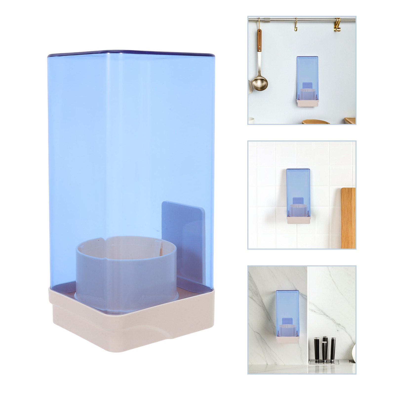 Home Bathroom Wallpaper - 일회용 종이컵 디스펜서 홀더 투명 방진