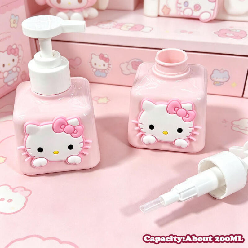 Soap Dispenser Pump - 헬로 키티 펌프 병 비누액 디스펜서