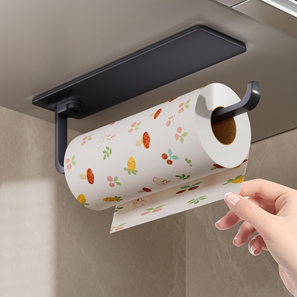 Home Bathroom Towel Dispenser - 1개 주방용 타월 홀더 - 캐비닛