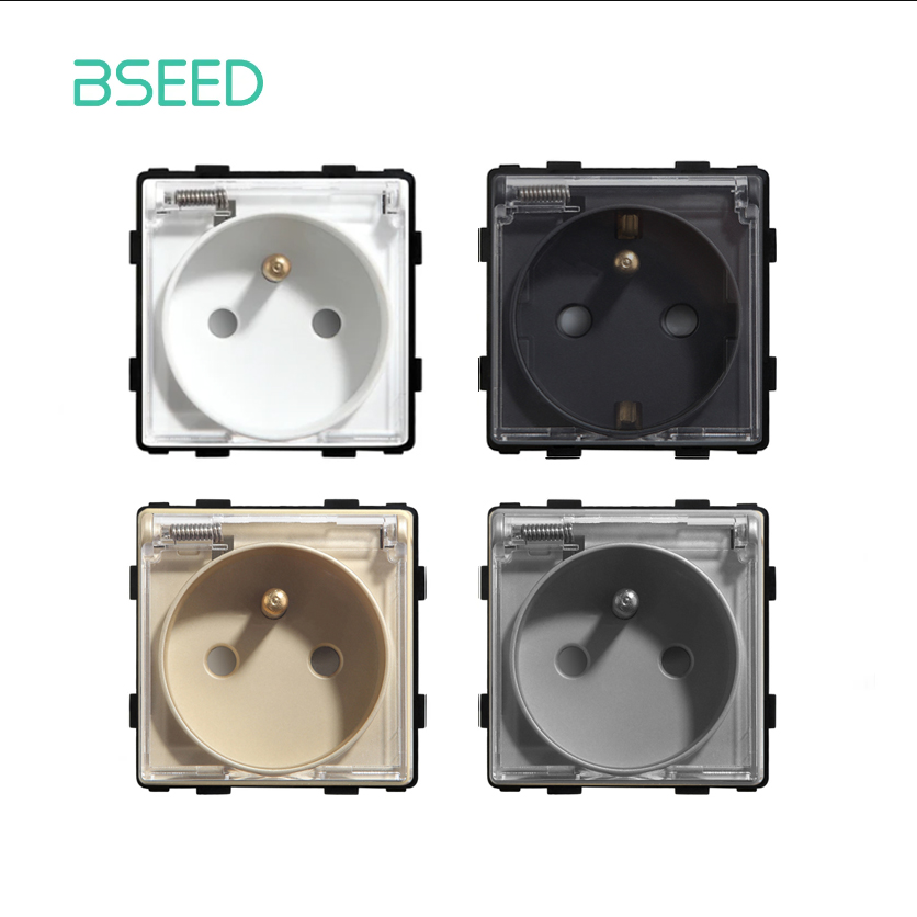 Home Outlet Bathroom - BSEED 프렌치 플러그 벽 소켓, 플라스틱