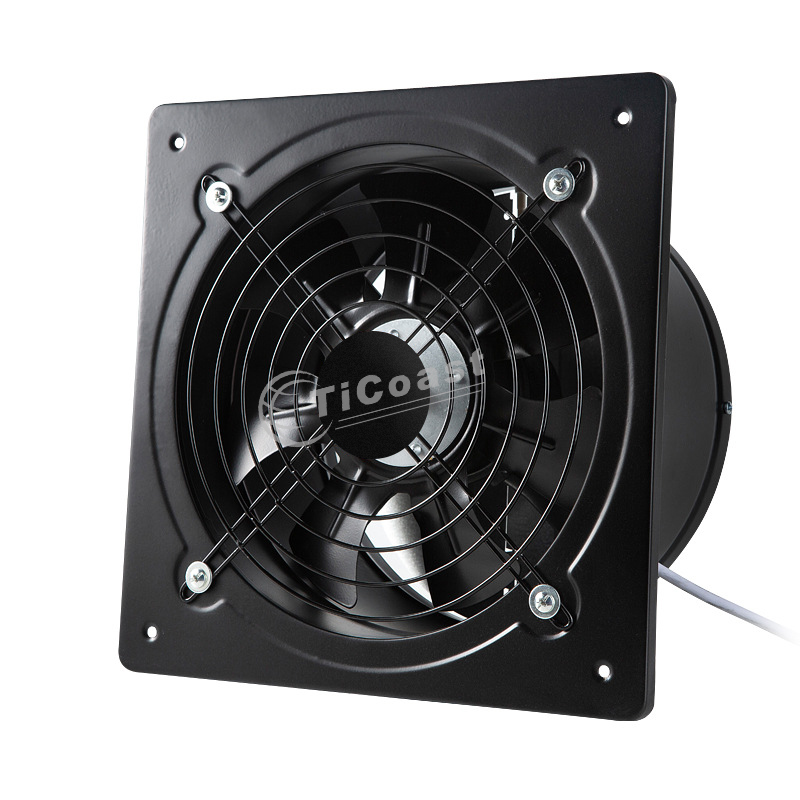 Home Bathroom Vent Fans - 8 인치 80W 배기 팬 고속