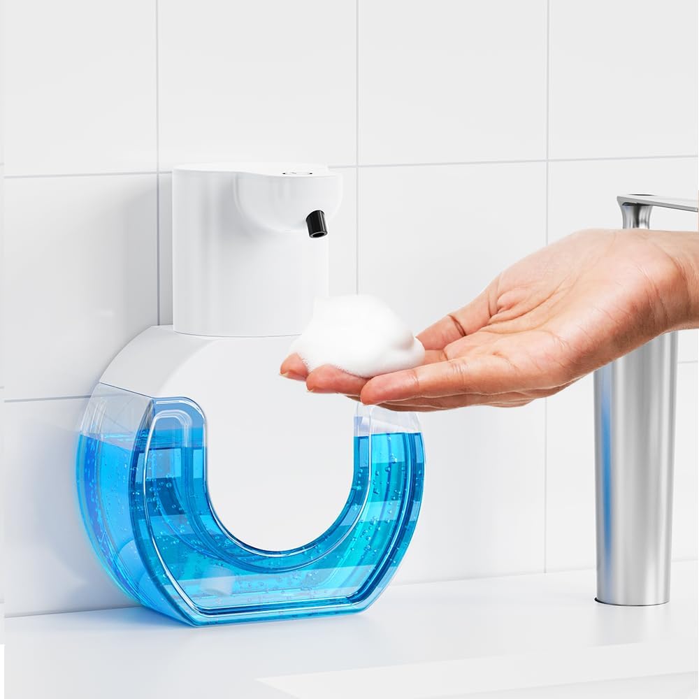 Soap Dispenser Pump - 420ML 대용량 터치리스 데스크탑 또는 벽걸이형
