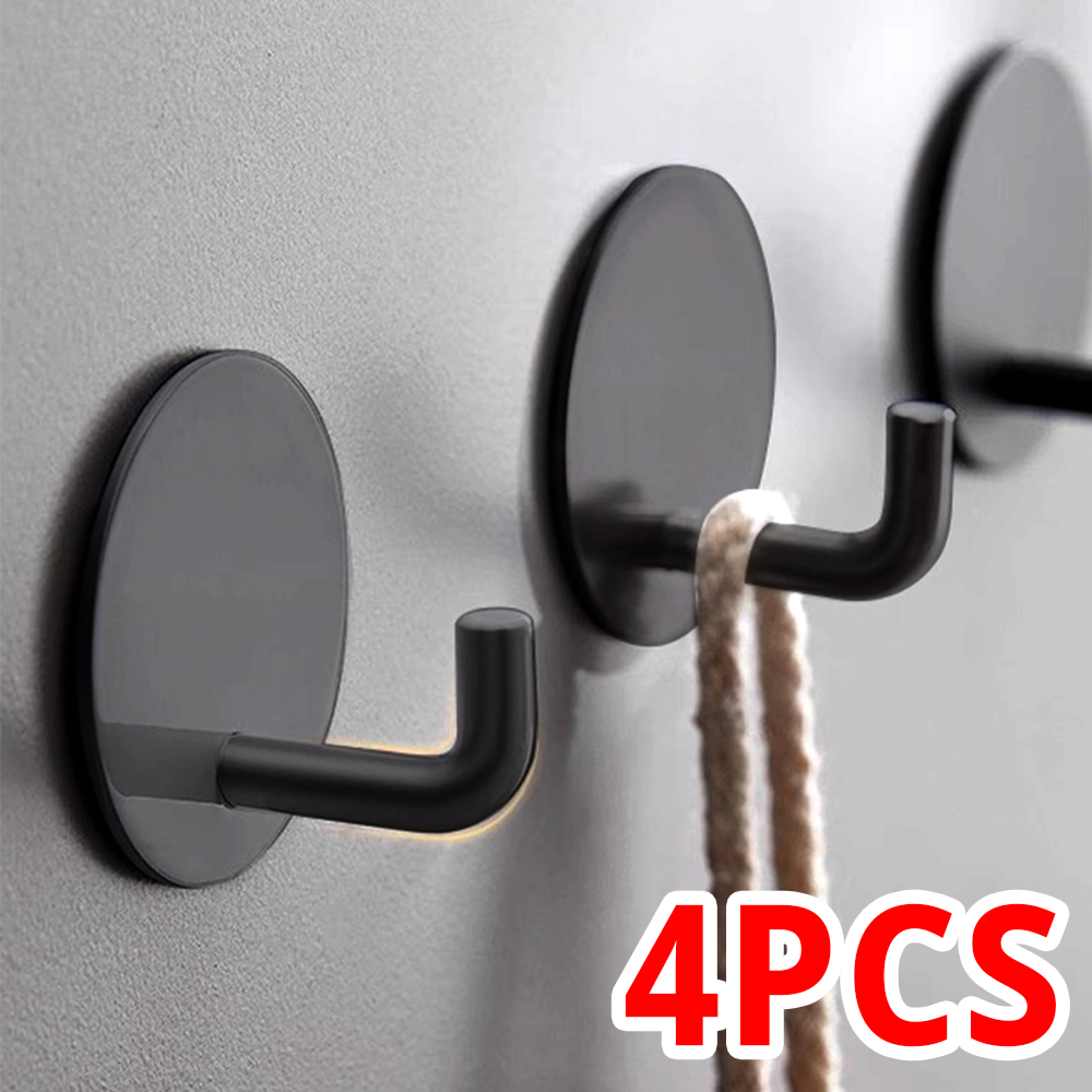 Robe Hook Adhesive - 원형 자가 접착 벽걸이 후크 스티커