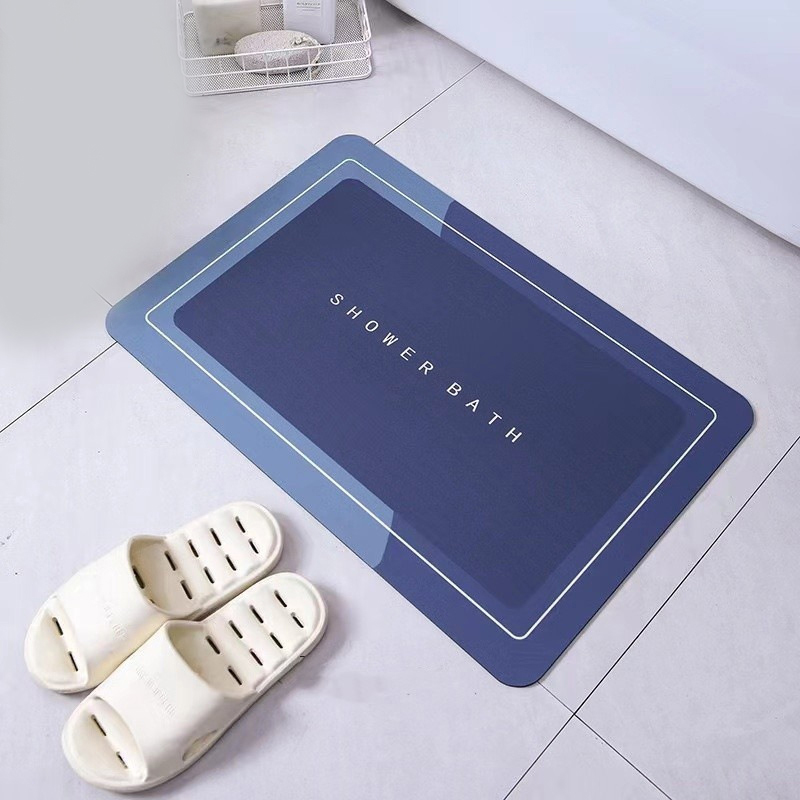 흡수성 욕실 목욕 매트, 미끄럼 방지 샤워 러그, 빠른 - Jet Home Bathroom Mats 리뷰 및 가격