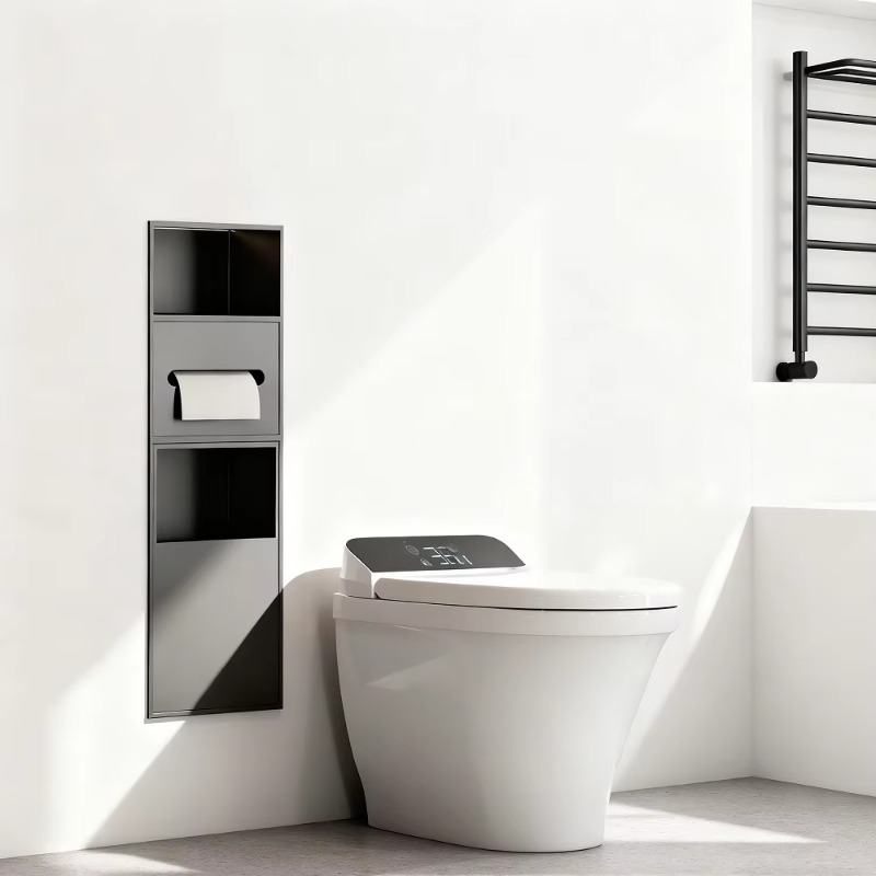 다기능 스테인리스 스틸 욕실 니치 숨김형 티슈 박스 휴 - Home Bathroom Towel Dispenser 리뷰 및 가격