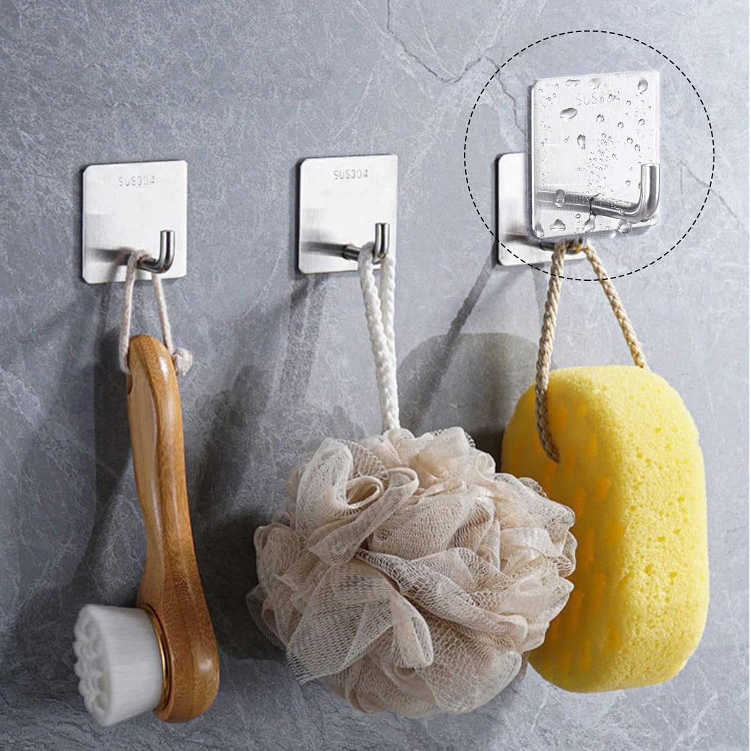 헤비 듀티 스테인리스 스틸 접착식 수건 걸이, 욕실 주 - Robe Hook Adhesive 리뷰 및 가격