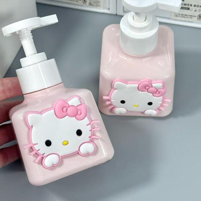 헬로 키티 펌프 병 비누액 디스펜서 리필 가능한 액체  - Soap Dispenser Pump 리뷰 및 가격
