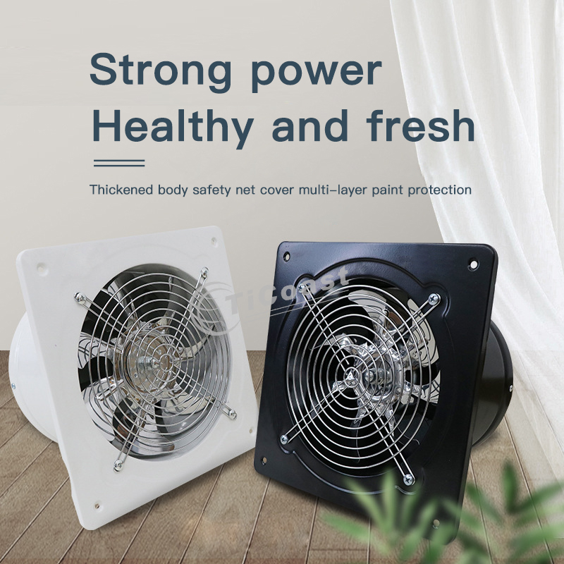 8 인치 80W 배기 팬 고속 공기 송풍기 팬 벽 마운 - Home Bathroom Vent Fans 리뷰 및 가격