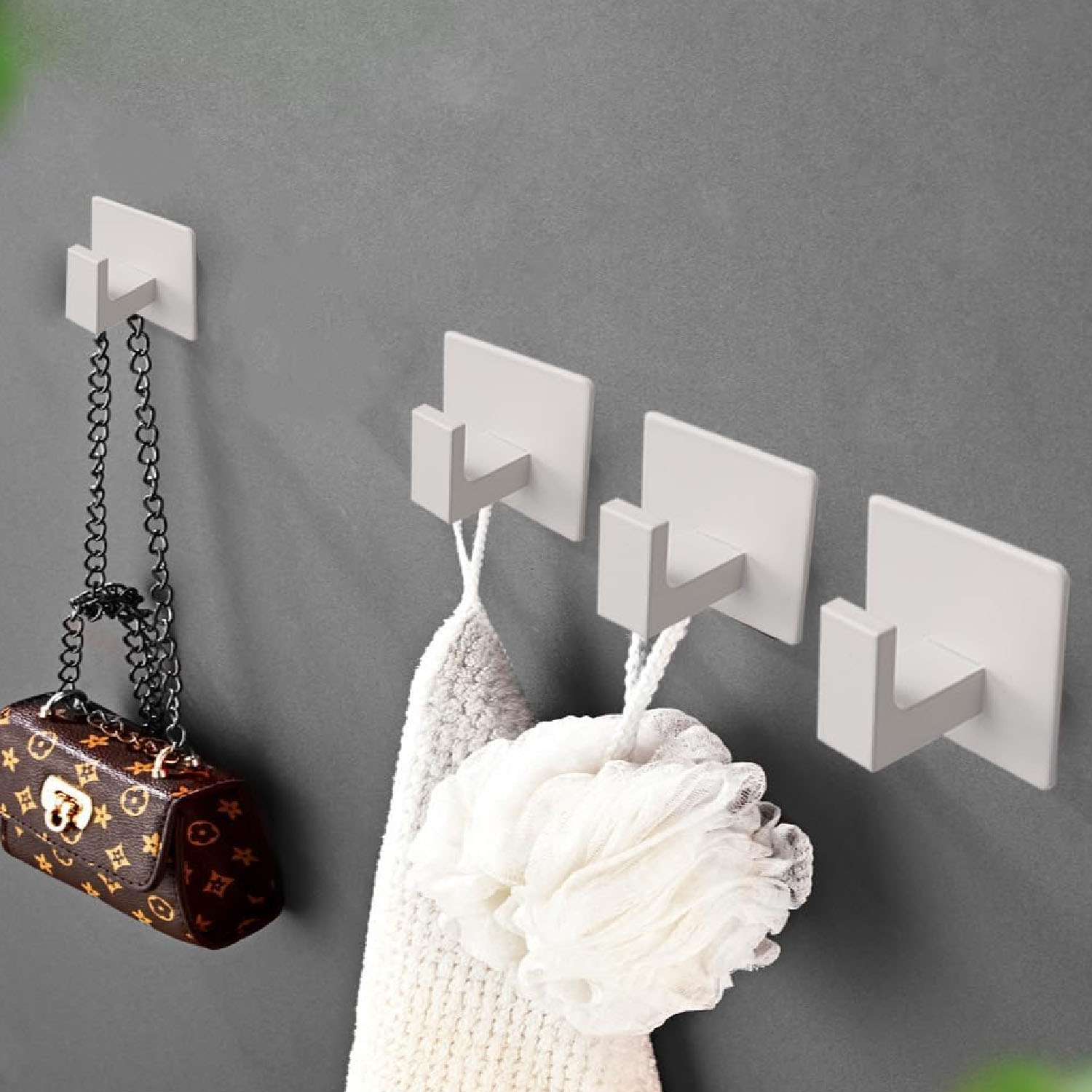 1개/5개/6개 사각형 자가 접착 타월 후크 - 2팩  - Robe Hook Adhesive 리뷰 및 가격