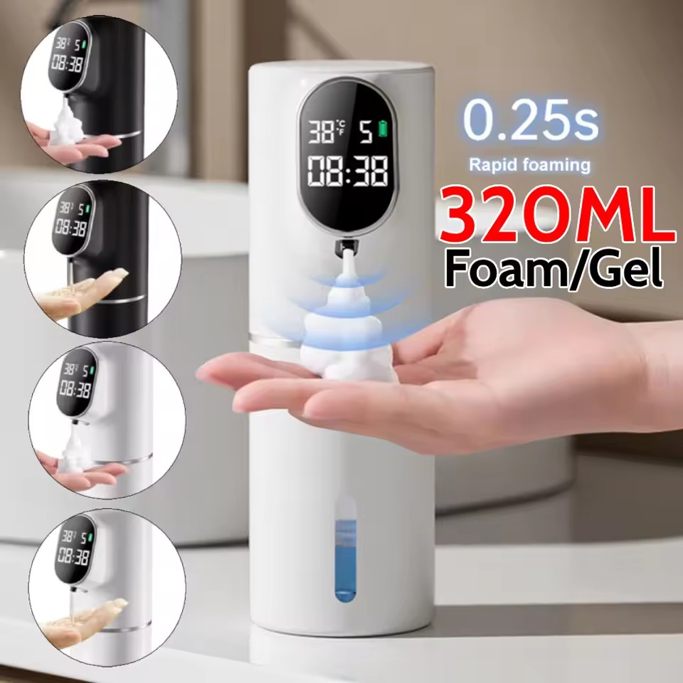 미 자동 LED 액체 거품 비누 디스펜서 5단계 조절  - Soap Dispenser Pump 리뷰 및 가격