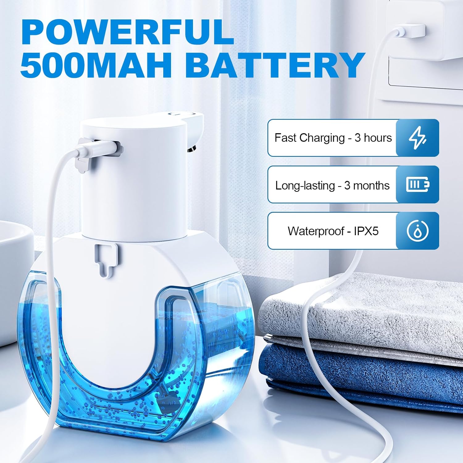 420ML 대용량 터치리스 데스크탑 또는 벽걸이형 IP - Soap Dispenser Pump 리뷰 및 가격
