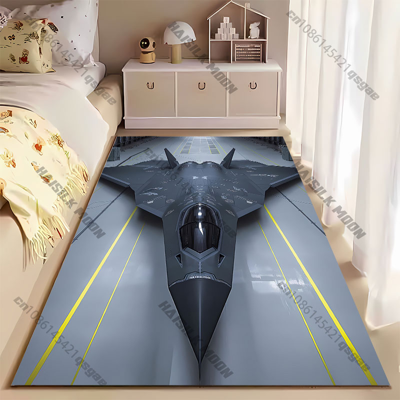 첨단 스텔스 전투기 카펫 요가 거실 룸 데코 어린이용  - Jet Home Bathroom Mats 리뷰 및 가격