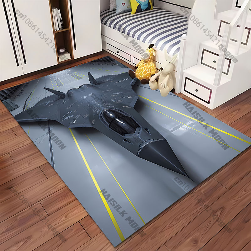 첨단 스텔스 전투기 카펫 요가 거실 룸 데코 어린이용  - Jet Home Bathroom Mats 리뷰 및 가격