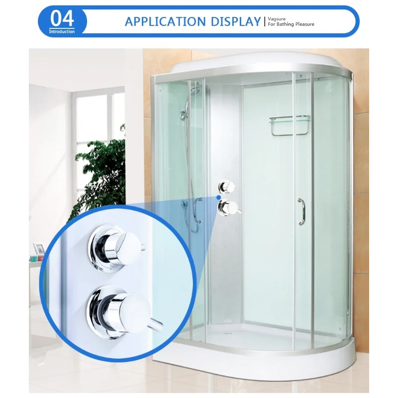 욕실 황동 수도꼭지 3방향 혼합 밸브 물 출구 나사 중 - Home Outlet Bathroom 리뷰 및 가격
