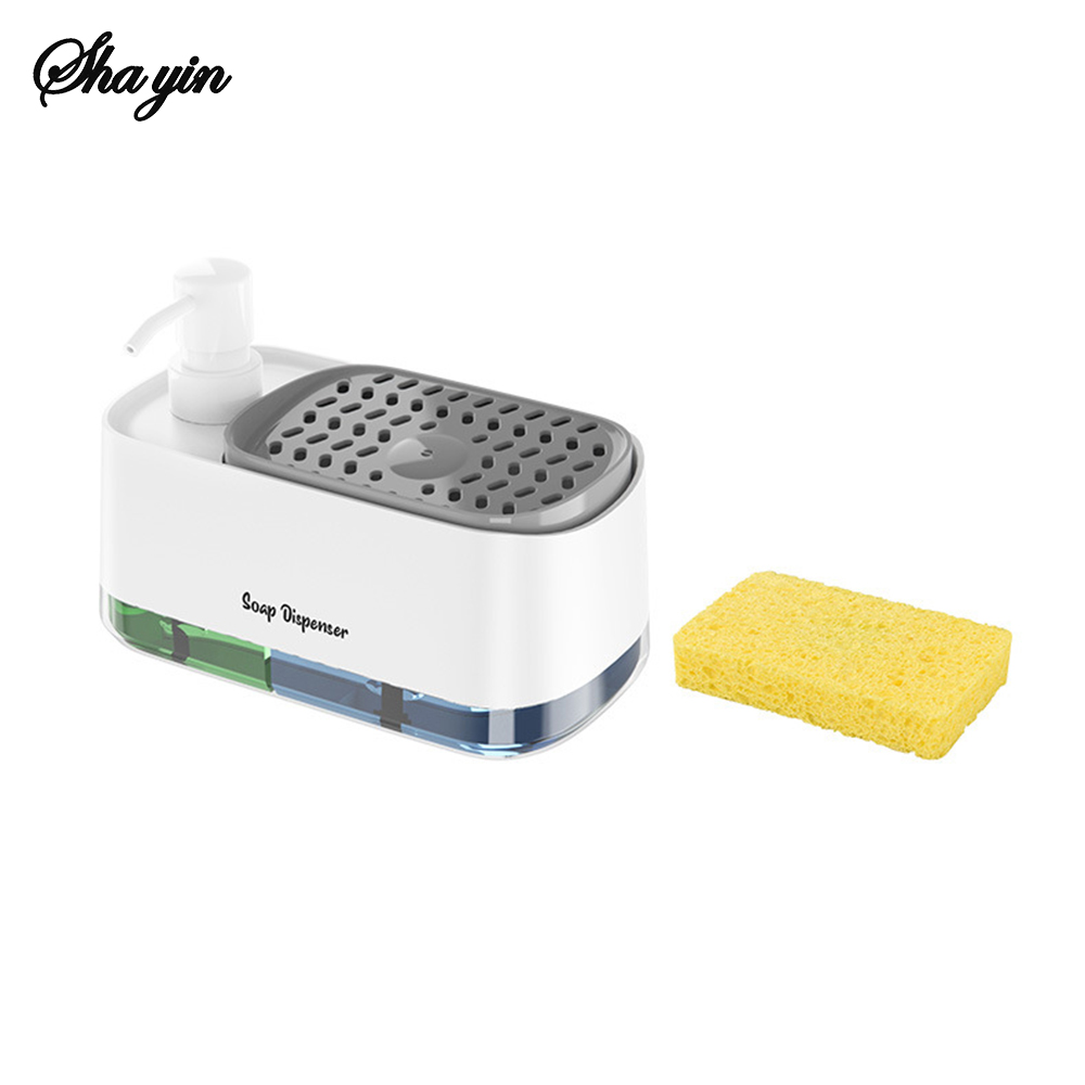 3-in-1 핸드 앤 디시 비누 디스펜서 세트 스펀지  - Soap Dispenser Pump 리뷰 및 가격