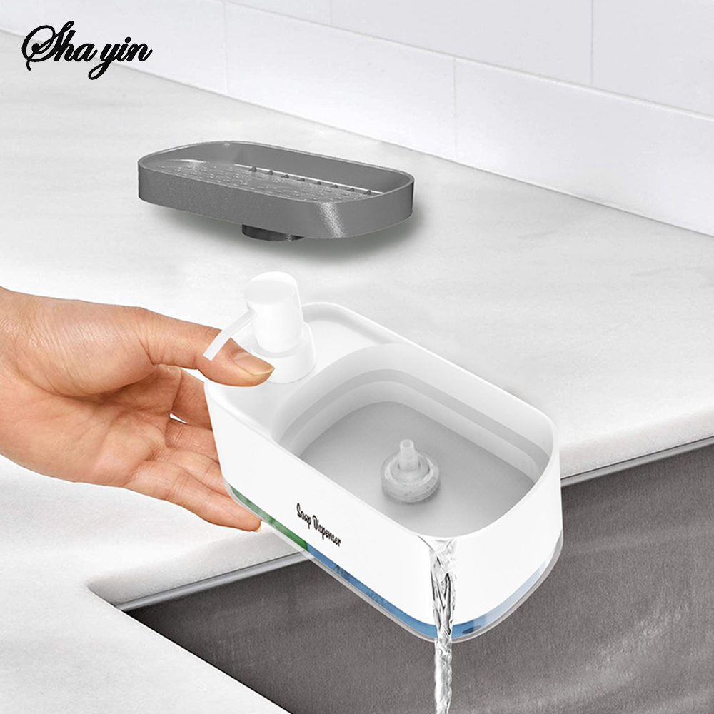 3-in-1 핸드 앤 디시 비누 디스펜서 세트 스펀지  - Soap Dispenser Pump 리뷰 및 가격