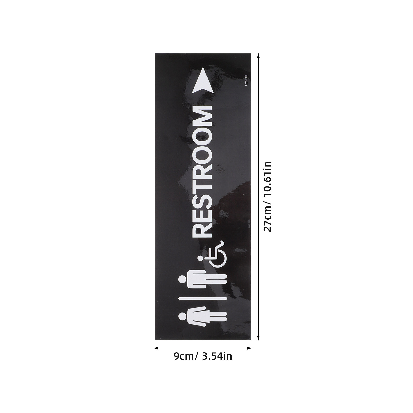 5Pcs 자체 접착식 욕실 문 표시 스티커 화장실 표시 - Home Bathroom Door 리뷰 및 가격