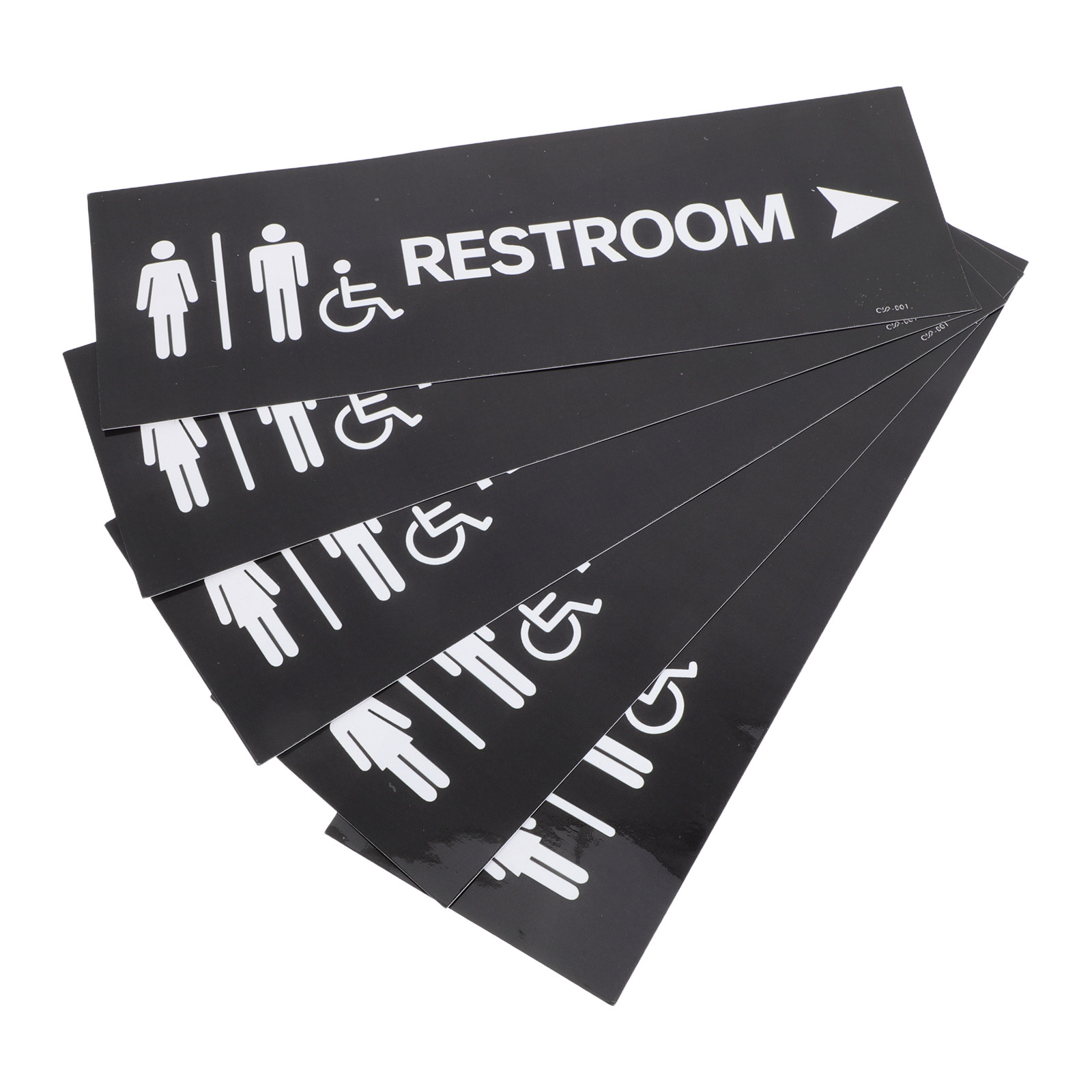 5Pcs 자체 접착식 욕실 문 표시 스티커 화장실 표시 - Home Bathroom Door 리뷰 및 가격