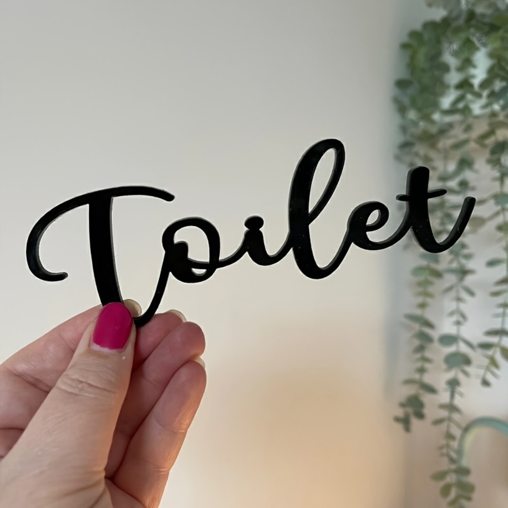 CIFBUY 현대 플라스틱 문자 표시 방향 표시문 비정 - Home Bathroom Door 리뷰 및 가격