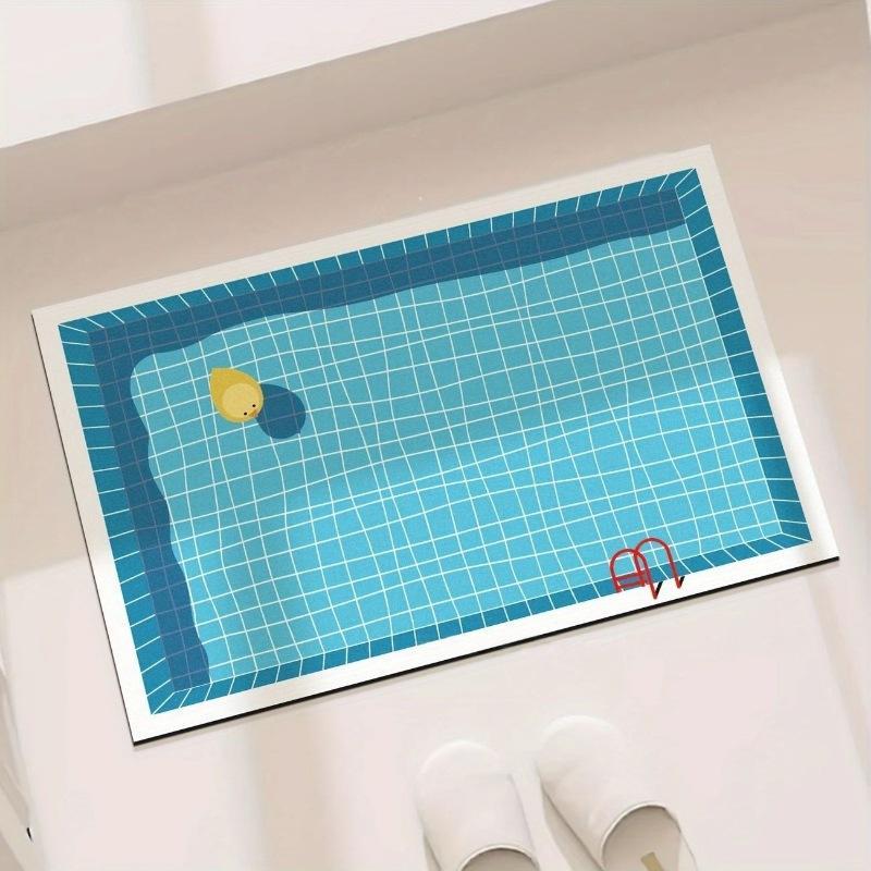 고무 욕실 미끄럼 방지 바닥 매트 물 흡수 빠른 건조  - Jet Home Bathroom Mats 리뷰 및 가격