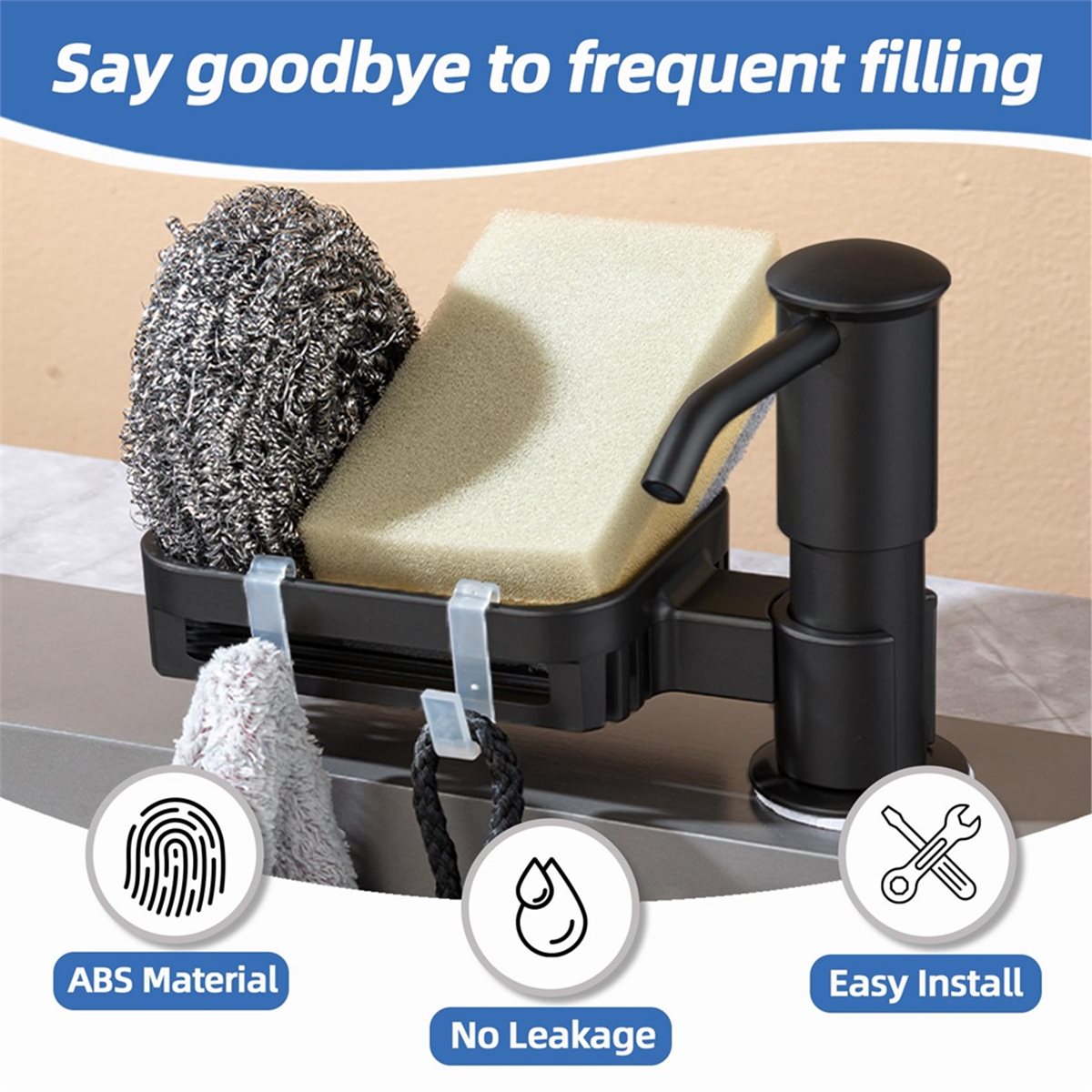 (A02R) 원레팩트 스테인리스 스틸 주방 싱크대용 비 - Soap Dispenser Pump 리뷰 및 가격