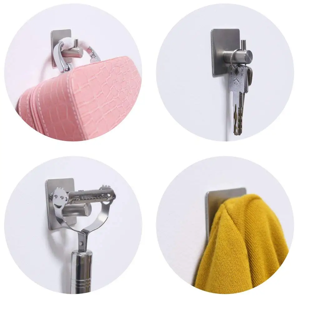 스테인리스 스틸 3M 자가 접착식 후크, 스티키 벽걸이 - Robe Hook Adhesive 리뷰 및 가격