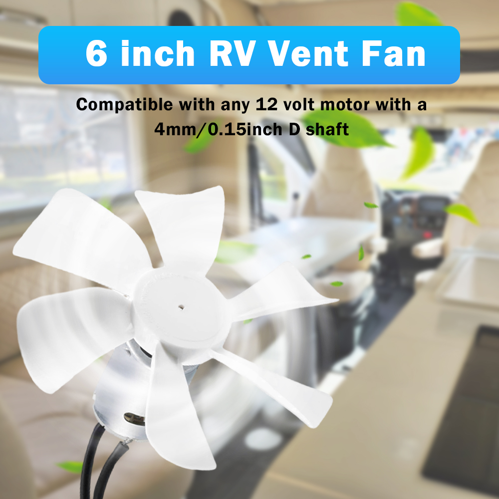 RV 배기 화이트 벤트 팬 블레이드, 12V D 샤프트 - Home Bathroom Vent Fans 리뷰 및 가격