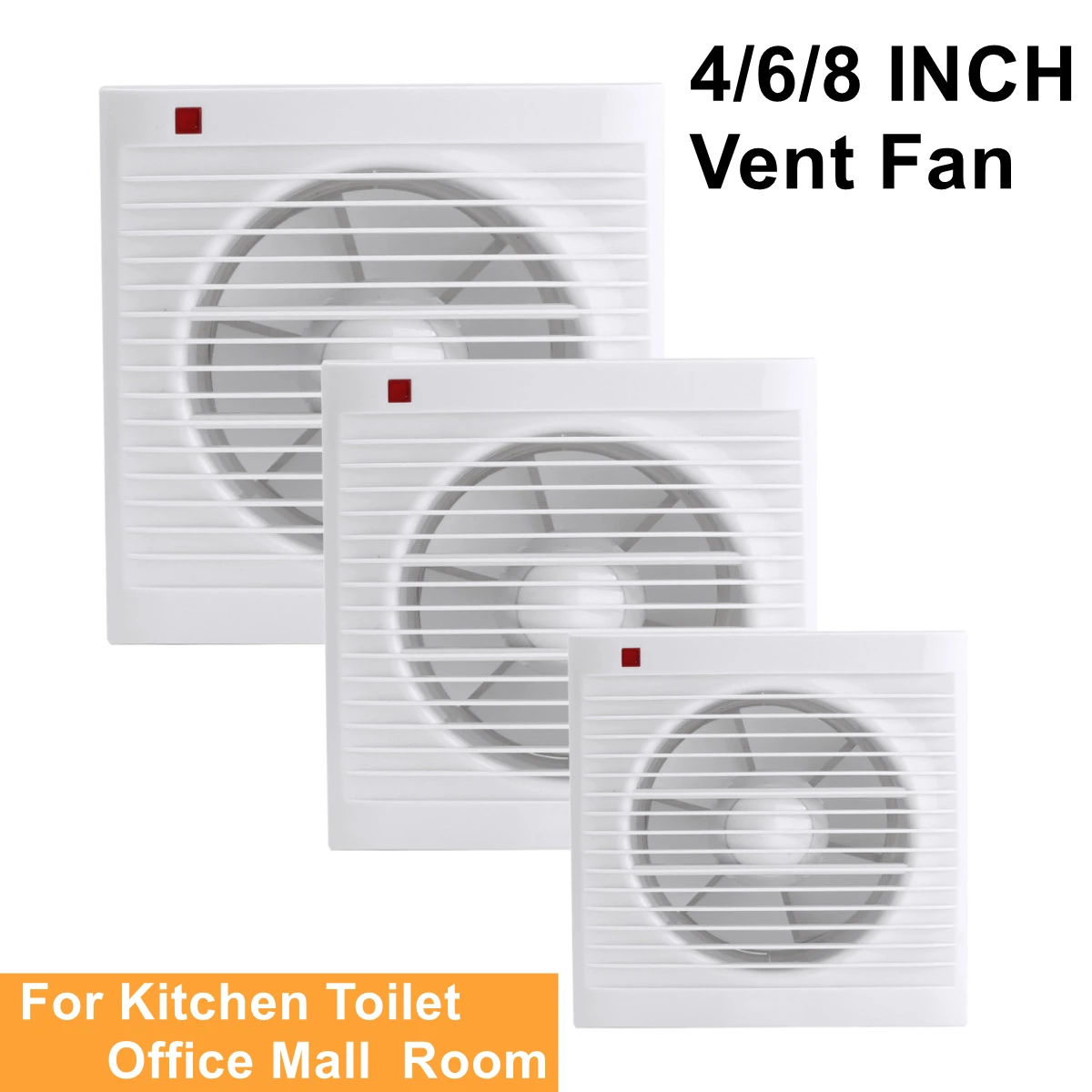 4인치 6인치 8인치 220V 무소음 방수 욕실 환풍기 - Home Bathroom Vent 리뷰 및 가격