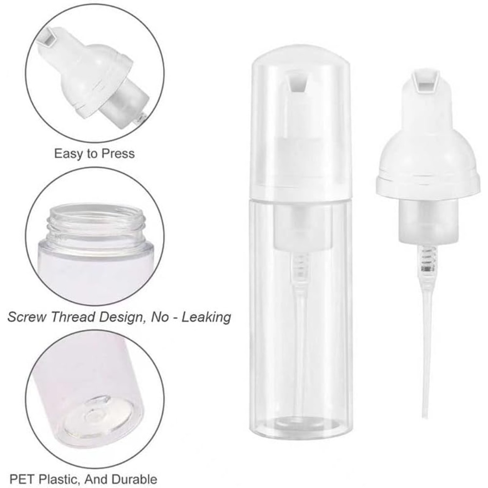 3개입 2온스 소형 무스 플라스틱 여행용 폼 펌프 병  - Soap Dispenser Pump 리뷰 및 가격
